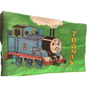Thomas the‎ Train Pillowcase Vintage Green Blue Decor Toddler Kids